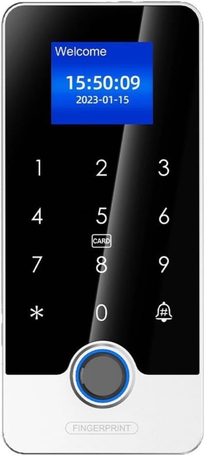 Deurslot met app - Toegangscontrole systeem - Veilig je huis - Vingerafdruk wachtwoord RFID - 13x8x3 centimeter