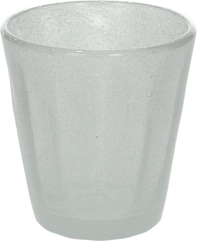 Tognana - Kolors - CADEAU tip -Water glas - tumbler - 34cl - Mond geblazen - Bianco helder - Set a 12 stuks