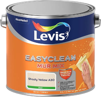 Levis - Easyclean Mur Mat Mix - Shady Yellow A30 - Mengverf - 2,5 L