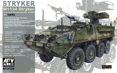 AFV Club Modelbouwpakket Militaire voertuigen - 35134 M1134 Stryker ATGM Plastic - 1:35 - Modelbouw