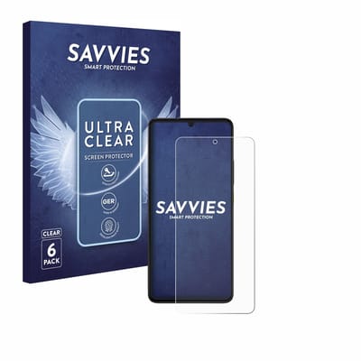 Savvies - Screenprotector voor Xiaomi Poco X6 Pro - Folie Beschermfolie transparant 6 Stuks