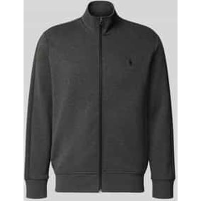 relaxed fit sweatjack van katoenmix
