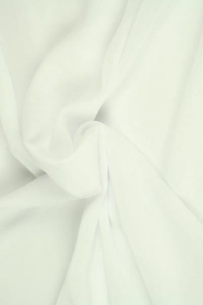 Chiffon stof - Wit - 15 meter