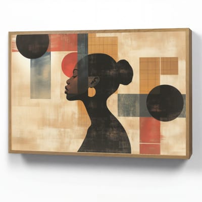 Wandlamp 90x60 cm - Oplaadbaar - Zijaanzicht - Vrouw - Vormen - Wandlampen binnen woonkamer - Slaapkamer lamp - Decoratieve nachtlamp - Vloerlamp draadloos