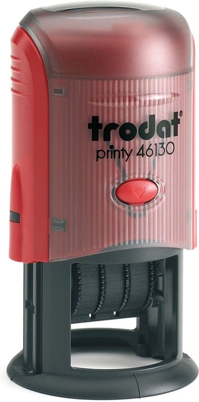 Trodat Printy 46130/D Groen - Stempels - Datum stempel Nederlands - Stempel afbeelding en tekst