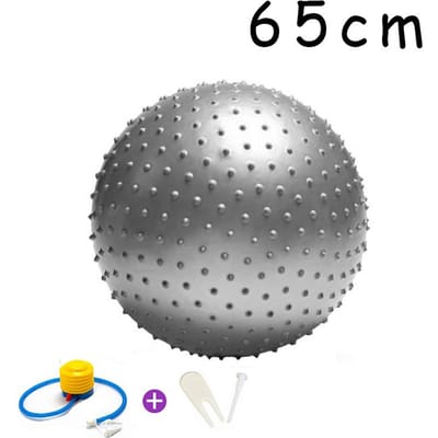 55cm/65cm/75cm/85cm Puntmassagebal Yogabal met pomp Egel Fitnessballen Fitbal Pilates Balanstraining Sport GYM