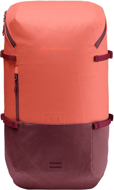 VAUDE Daypack Rugzak met laptopvak CityGo 30 Backpack Hotchili Rood