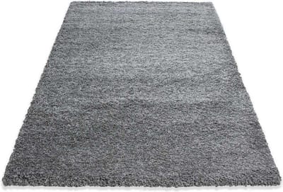 Hoogpolig vloerkleed Life - grijs - 80x250 cm