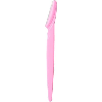 12 pièces Rasoir à sourcils pour femmes, Tondeuse à poils du visage et du corps, Rasoir, Épilateur à sourcils avec capuchon, Petit ensemble d'outils de toilettage 12Pcs rose