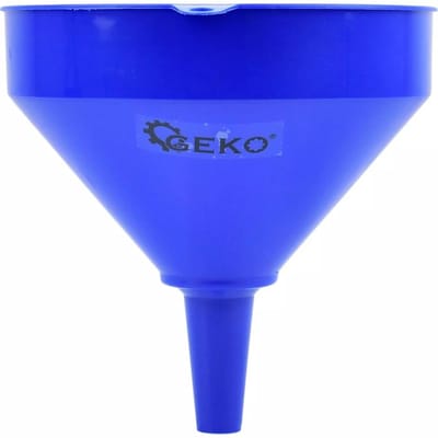 GEKO Olie trechter met zeef - roestvrij staal - 24 cm - veelzijdig gebruik