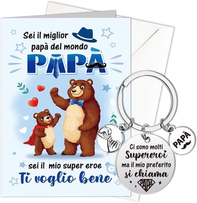 Dailygoods- Vaderdagkaarten met envelop - Felicitatiekaarten verjaardag - Cadeau-ideeën voor papa - Cadeaus voor Vaderdag - Pausdagcadeau - Uniek ontwerp