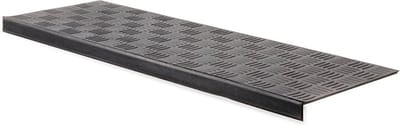Rubbermagazijn - Trapmat rubber - 5 stuks - Lengte: 75 cm - Breedte: 25cm - Antislip voor traptreden - Tranenplaat motief