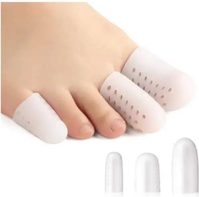 KELERINO. Teenbeschermer Siliconen Set (S/M/L, 3 paar) - Universele Beschermers voor Tenen & Vingers