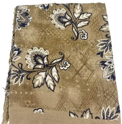 Lange Sjaal - 100% Bamboe - Print - (3802) Bruin