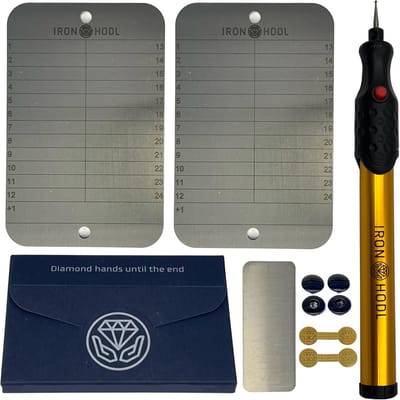 Metalen Wallet Graveerstift voor Crypto - Beveilig je Zaadzin en Privésleutel met Stijl