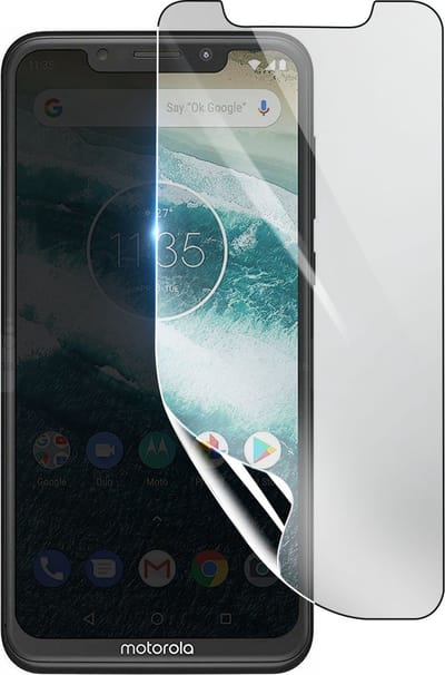 3mk, Geschikt voor Motorola One, Schokbestendige Hydrogel Screenprotector, Transparant