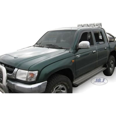 Déflecteurs d'air - J&J AUTOMOTIVE - Toyota Hilux 2005-2015 - Fumé - Installation facile - Acrylique renforcé