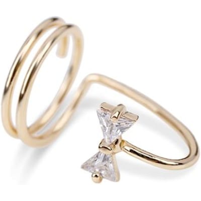 Nieuwe Gothic Metal Lijn Dunne Nagelringen Voor Vrouwen Dagelijkse Vingertop Beschermhoes Trendy Ring Sieraden Cadeau Voor Vriendin Manicure Resizable beige