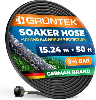 Druppelslang 15,24 m - Flexibele en Duurzame Irrigatieslang met UV- en Algenbescherming voor Tuinen