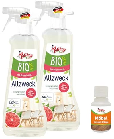 Veganistische multifunctionele reiniger voor alle oppervlakken - 2 x 500 ml - natuurlijk geurende reiniger