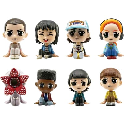 Décorations Figurine Stranger Cadeaux de Fête Saison de la Rentrée Scolaire Accessoire pour Amis Pièces Modèle de Noël Poupée Jouet Cadeau beige