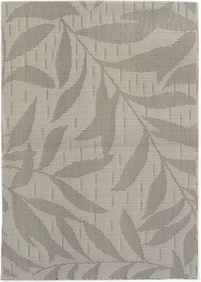HENDI Placemat set – geweven patroon – antislip – lichtgrijs – 6 stuks – 450x300 mm
