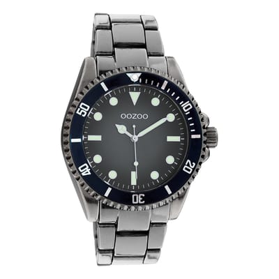 OOZOO Timepieces - Titanium horloge met titanium roestvrijstalen armband - C11013