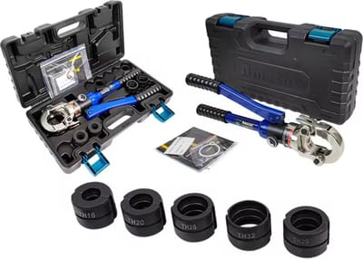 Henco Bonfix VSH Wavin Van Marcke Hydraulische Perstang 16-32mm - Incl. 25mm TH BEKKEN Voor Waterleiding | GERMAT Kwaliteit | PEX buis perstang | Meerlagen buis | pex | meerlagenbuis |