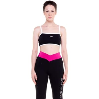 Sport BH Leone 1947 Woman Rib Black Boring