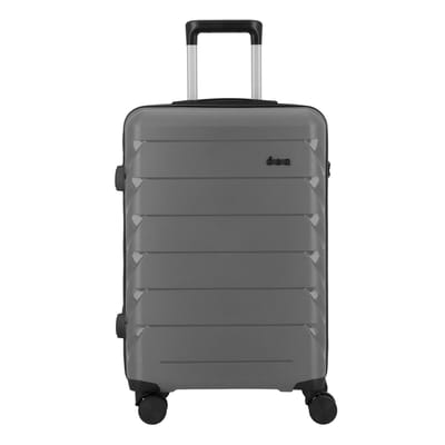 d & n Travel Line 4100 4 wielen Trolley M 64 cm - Harde bagage - TSA slot - grey
