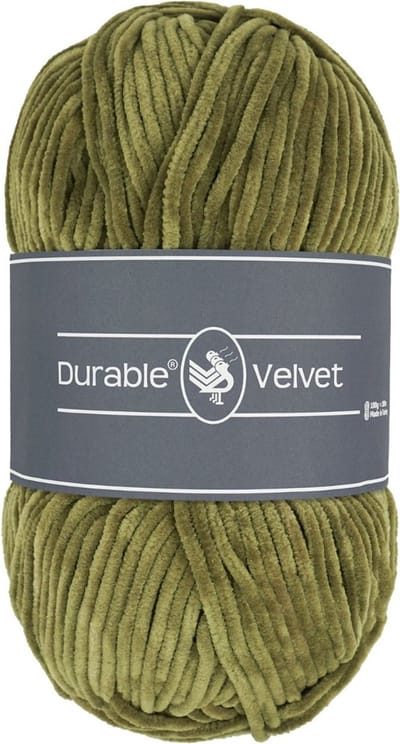 Durable Velvet - 2168 khaki - Chenille Garen
