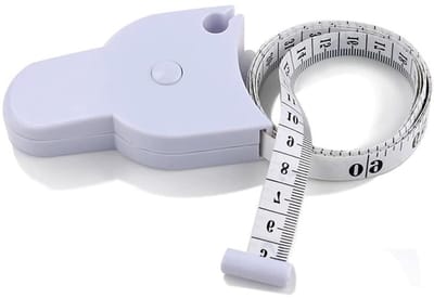 Intrekbare Meetlinten - Lichaamsmeter - Lichaamsmaten Nemen - Automatische Intrekfunctie - 150 cm - Wit