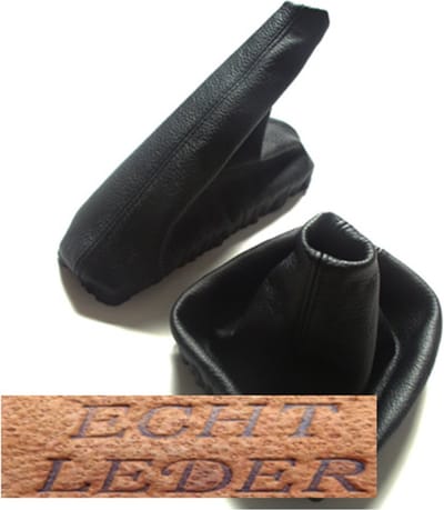 ECHT Leder Pookhoes en Handremhoes Geschikt voor BMW E39 Bj 1995-2003 voor bmw pook