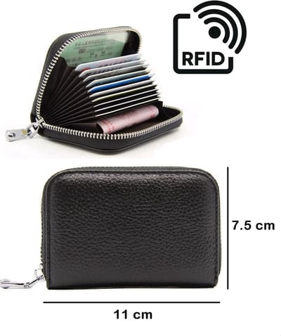 PLAY IT Portemonnee Heren - Pasjeshouder - RFID Beschermend- Zwart