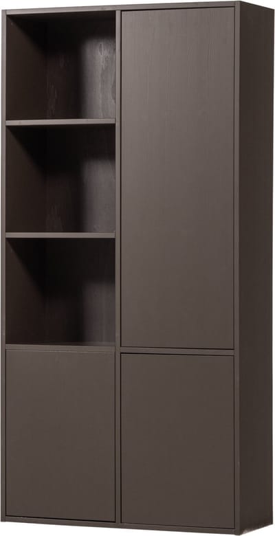 WOOOD Meggy Opbergkast Rechts - Grenen hout - Middenbruin - 215x108x40
