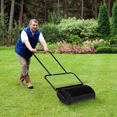 Grondroller Staal - Lawn roller - Gras Egaliseren - Vulbaar Met Water - 50 cm Breed - Groen