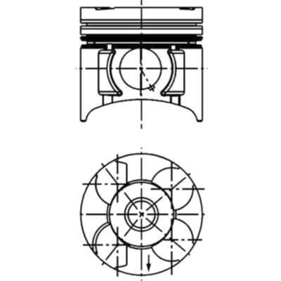 Zuiger KOLBENSCHMIDT 40 393 601