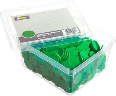 Blanco Betaalmunten - Consumptiemunten - Groen - 500 Jetons