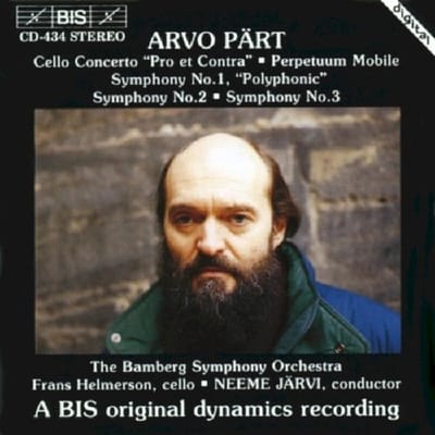 Frans Helmerson, Bamberg Symphony Orchestra, Neeme Järvi - Pärt: Concerto For Cello And Orchestra (CD)