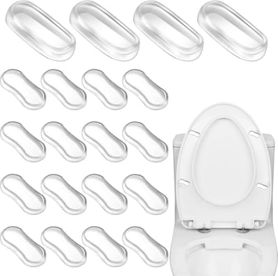 Universele WC-bril Bumpers - 20 Stuks voor Geluidsreductie en Comfort