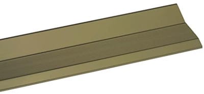 Vloerbedekkingen voor trappen met randbescherming - goudaluminium | 820 mm x 40 mm | Perfect voor hout, parket, terras