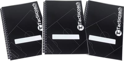 Notitieboek Voetbal Coach A6 - (3 stuks)