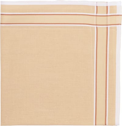 Tiseco Herenzakdoeken Alto 3 - Luxe Katoenen Set - 6 Stuks - Elegante Indiantan Look