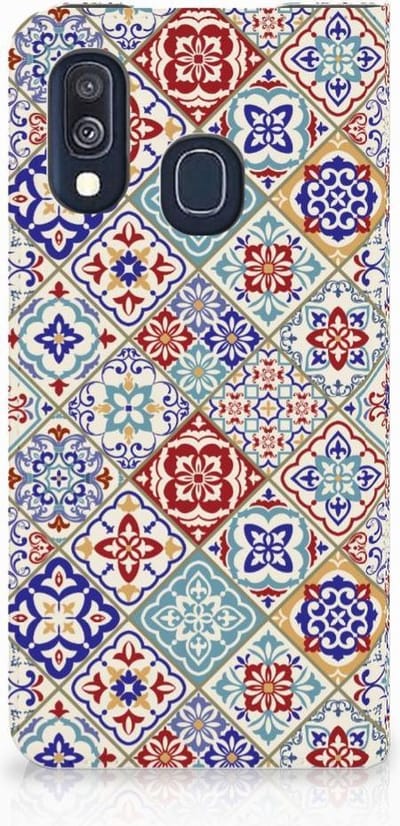 Samsung Galaxy A40 Standcase Tiles Color