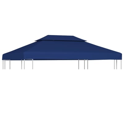 vidaXL - Prieeldak - 2-laags - 4x3m - 310 - g/m² - blauw