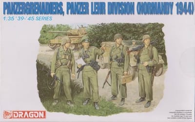 Dragon Modelbouwpakket Militaire voertuigen - 6111 Panzergrenadiers - Panzer Lehr Division - Normandy 1944 - Figuren Plastic - 1:35 - Modelbouw
