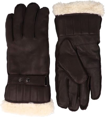 Joop! Handschoenen Leder - Jongens - dbrown