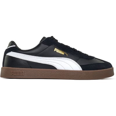 PUMA Puma Club II Era Unisex Sneakers - PUMA Black-PUMA White-PUMA Gold