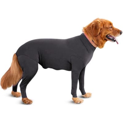 Combinaison pour chien - Combinaison pour perte de poils de chien - Pour la maison, la voiture, les voyages, l'anxiété, la récupération chirurgicale, le corps, combinaison pour grands chiens XL