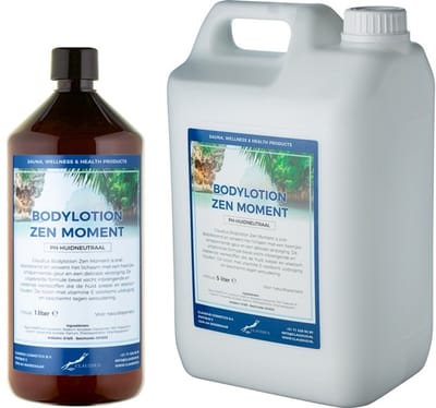Bodylotion Zen Moment 1 liter - hervulbaar + Jerrycan 5 liter navulling